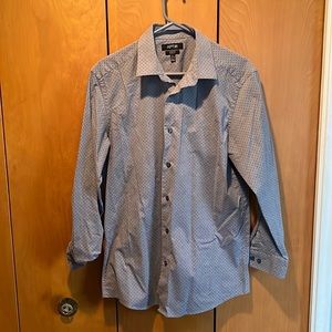 Apt 9 button down dress shirt with star pattern